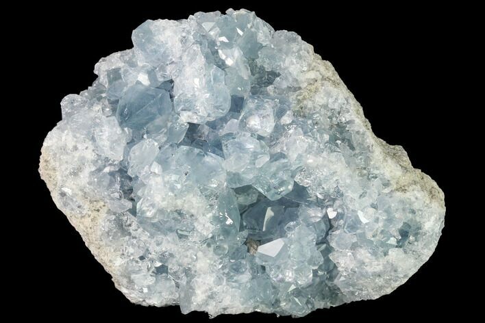 Sky Blue Celestine (Celestite) Crystal Cluster - Madagascar #139444